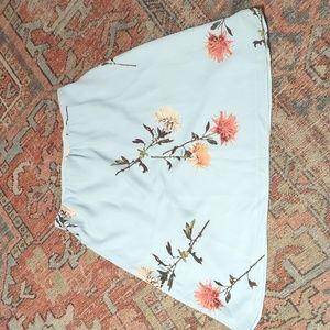 Floral miniskirt